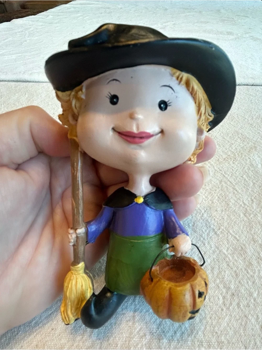Whimsical Spooky Halloween Figurines Trick or Treaters - Set of 4